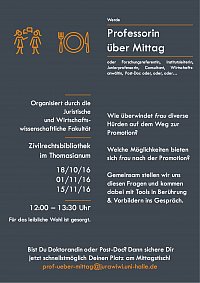 Professorin über Mittag